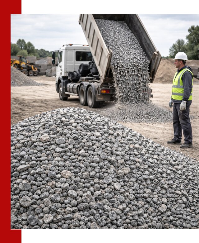 Доставка и продажа гранитного щебня фракции 5-20 в Альметьевске