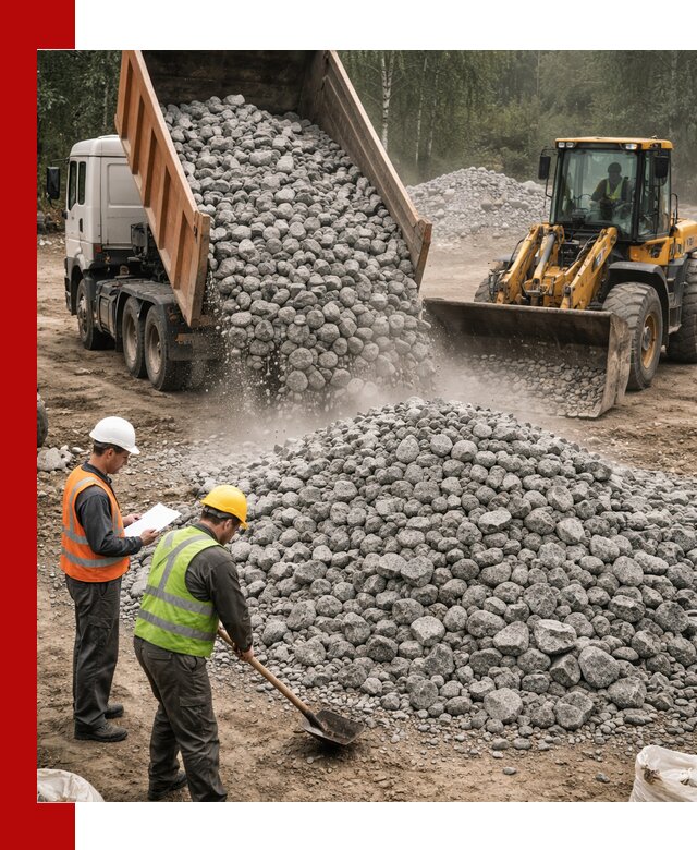 Гранитный щебень фракция 70-150 доставка в Альметьевске