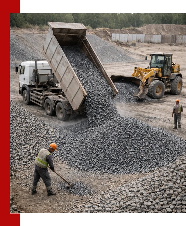 Щебень габбро-диабаз фр. 5-20 с доставкой в Альметьевске