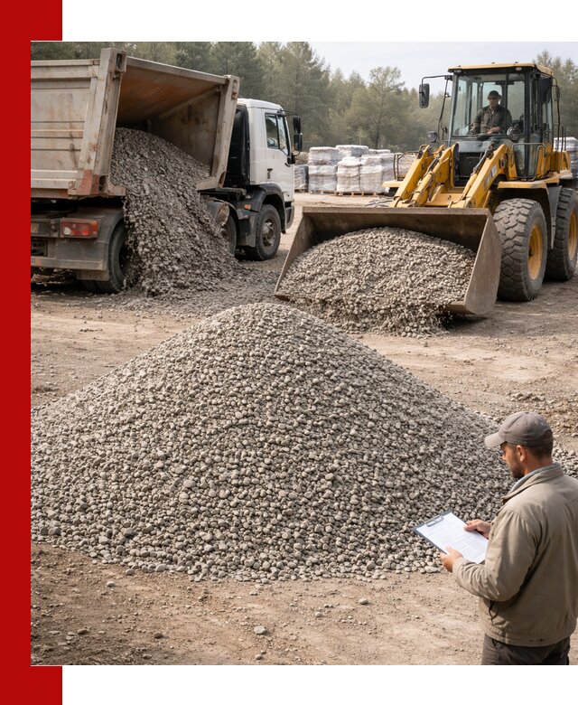 Гравийный щебень фракция 5–10 с доставкой в Альметьевске
