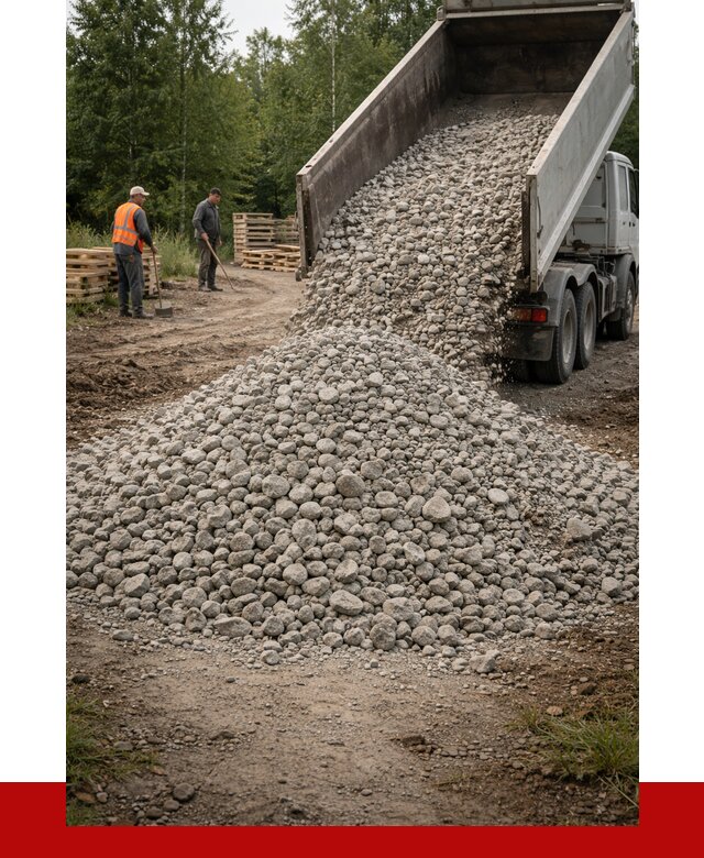 гравийный щебень фракция 70-120 в Альметьевске от 2543 р. ПРОНЕРУДЛьм