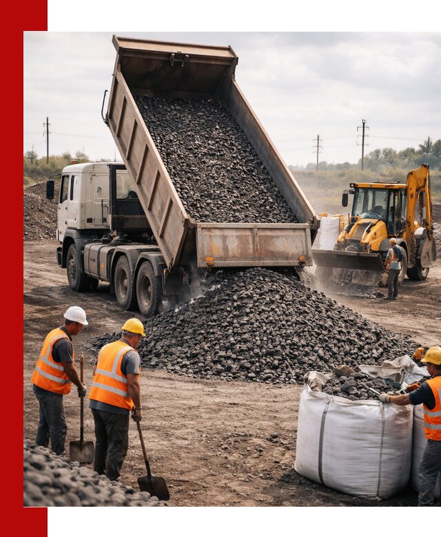 Шлаковый щебень фракция 40-70 с доставкой в Альметьевске