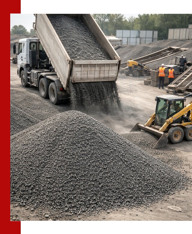 Вторичный щебень фракция 0–5 с доставкой в Альметьевске
