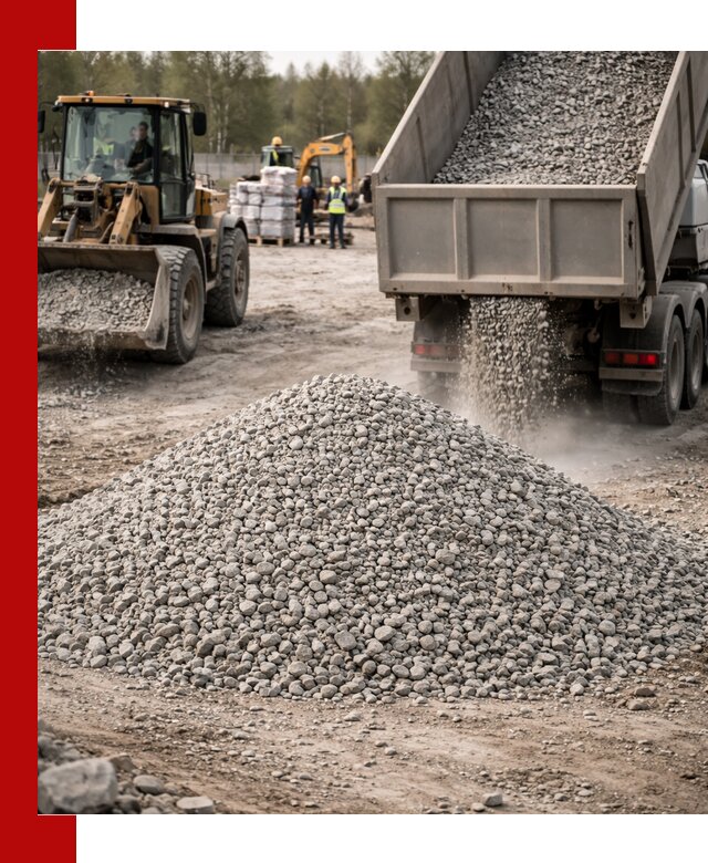 Вторичный щебень фракции 5-20 в Альметьевске — доставка и продажа крупнотоннажно