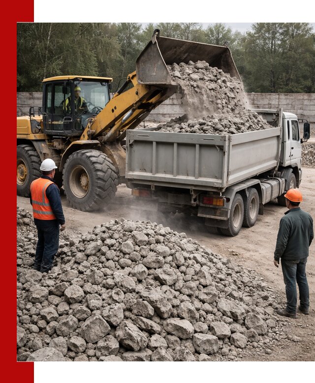 Вторичный щебень фракция 70–150 в Альметьевске с доставкой