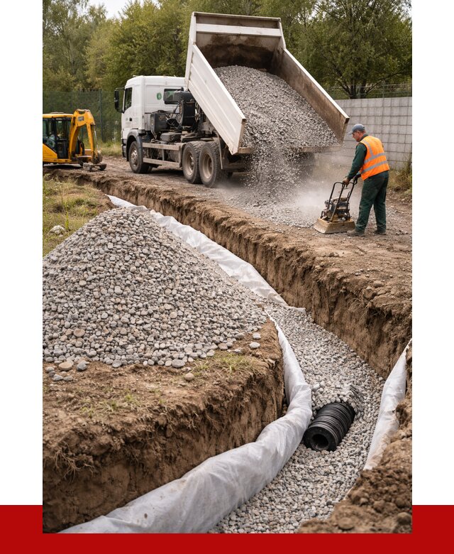 Щебень для дренажа в Альметьевске от 1920 р., ПРОНЕРУДЛьм доставка