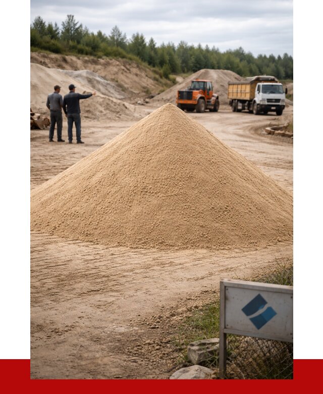 Карьерный песок навалом в Альметьевске от 1868 р. | ПРОНЕРУДЛьм