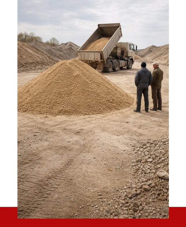 Карьерный песок крупнозернистый в Альметьевске от 8823 р | ПРОНЕРУДЛьм