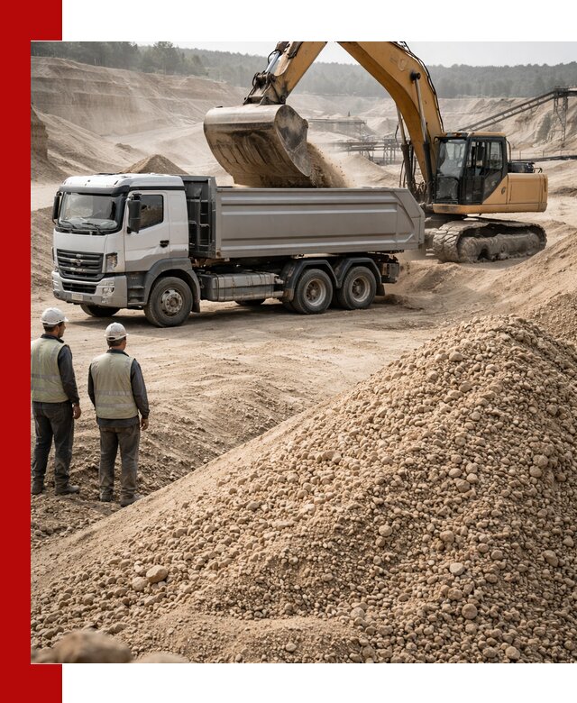 Карьерный крупнозернистый песок с доставкой в Альметьевске