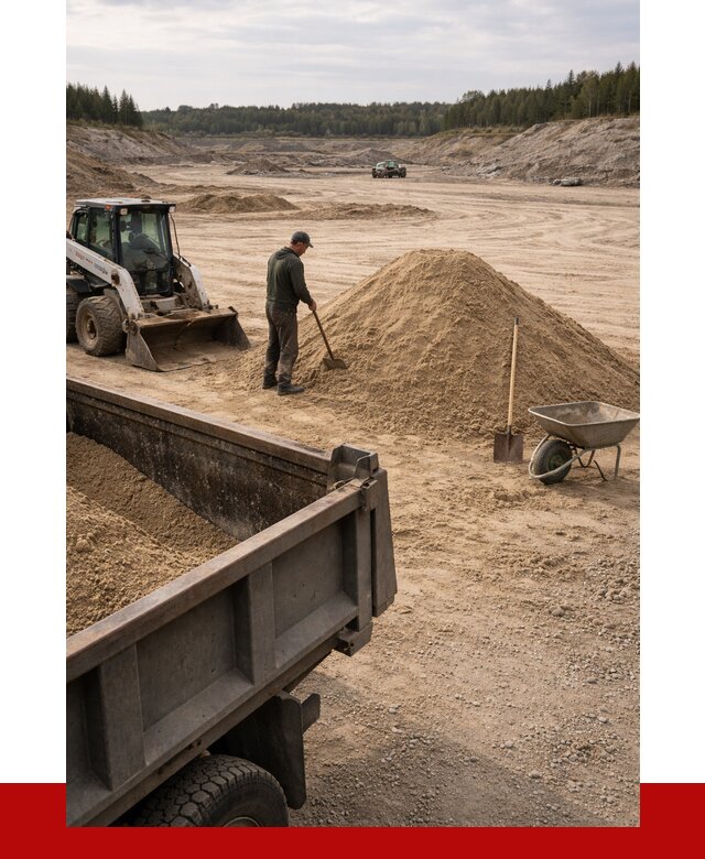 Карьерный песок среднезернистый в Альметьевске, от 2284 р. ПРОНЕРУДЛьм