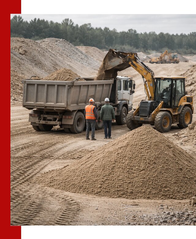 Карьерный среднезернистый песок с доставкой в Альметьевске