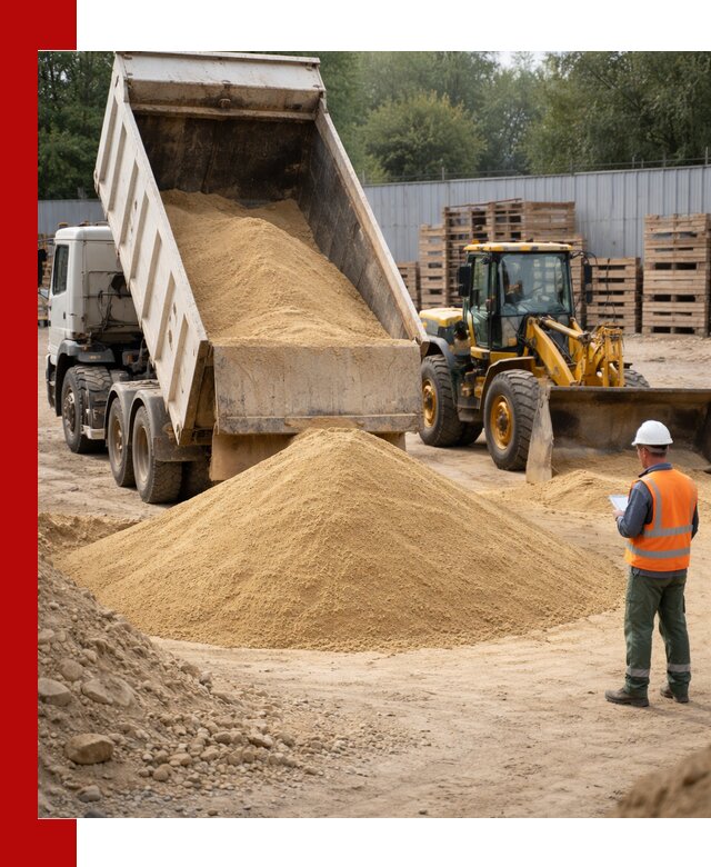 Доставка карьерного мелкозернистого песка в Альметьевске