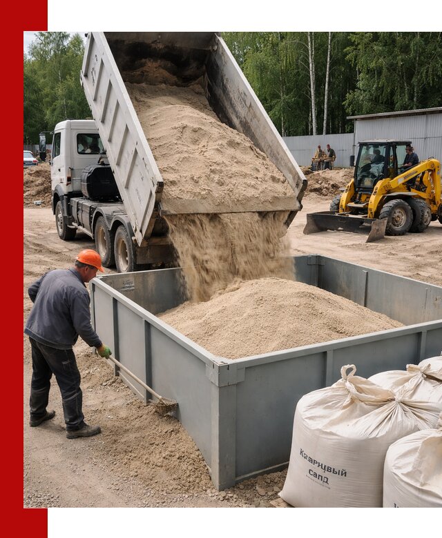 Кварцевый песок для фильтра в Альметьевске — доставка и качество