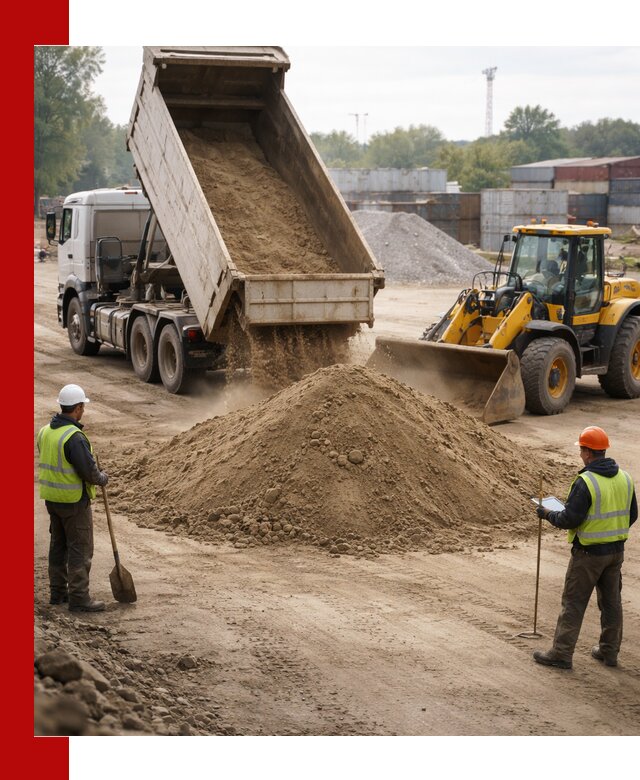 Доставка и продажа пескогрунта оптом и в розницу в Альметьевске