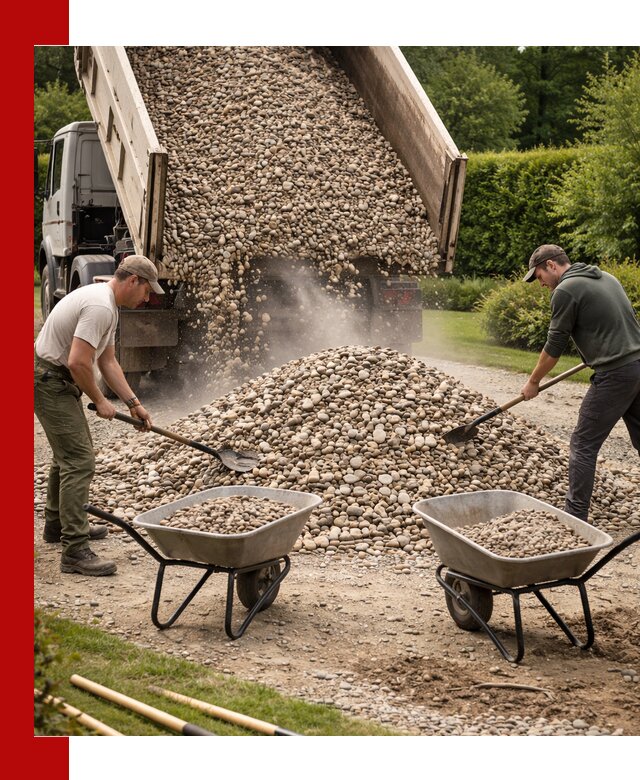 Доставка и продажа декоративной гальки в Альметьевске