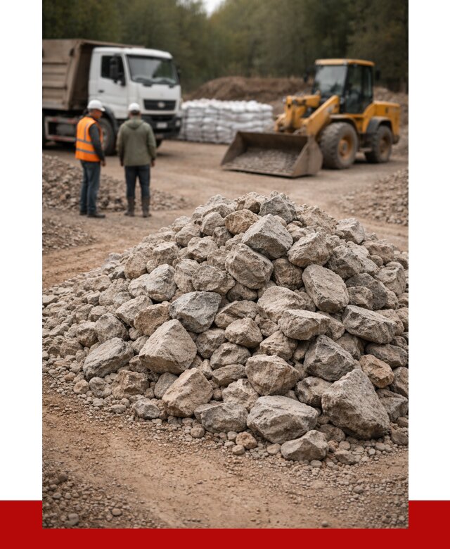 Купить бутовый камень с доставкой в Альметьевске от 2387 р. | ПРОНЕРУДЛьм