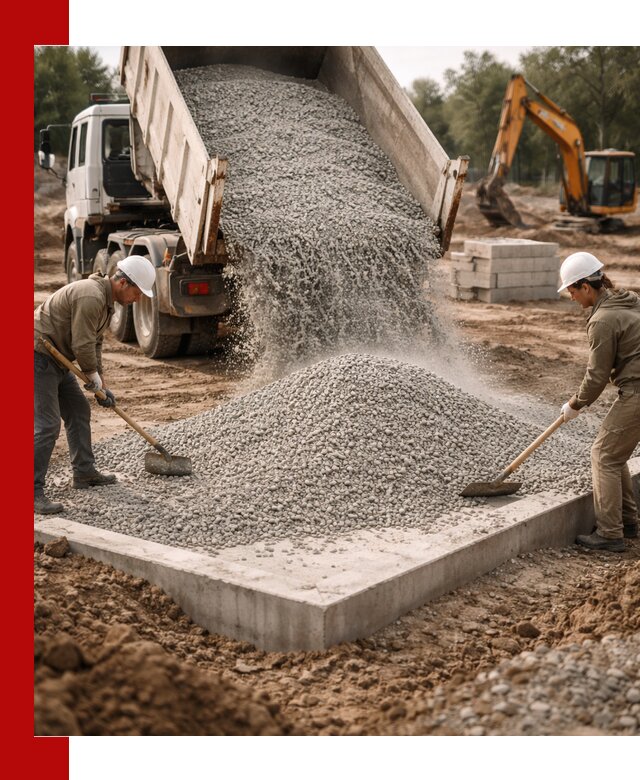 Доставка и продажа отсева для бетона в Альметьевске