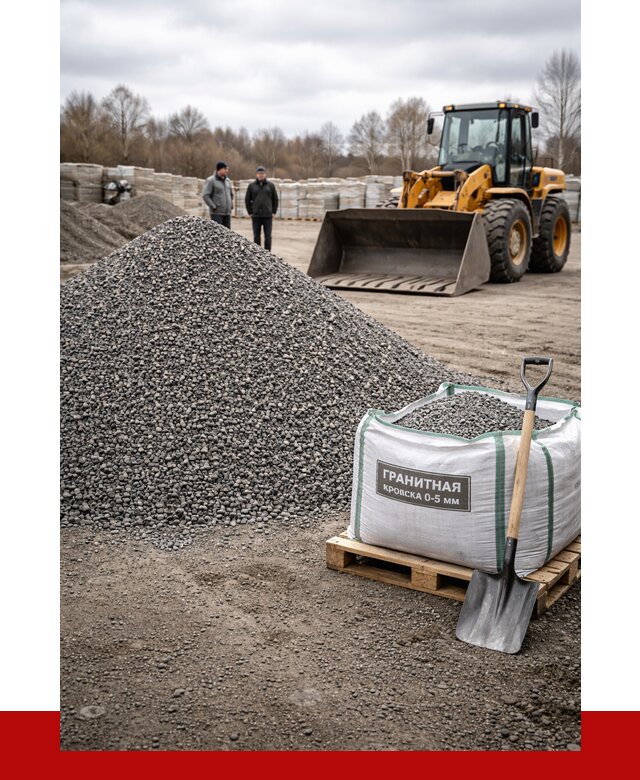 Купить гранитную крошку в Альметьевске от 4982 р. с доставкой | ПРОНЕРУДЛьм