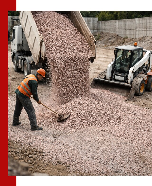 Крошка розовый гранит с доставкой в Альметьевске от производителя