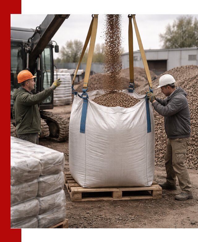 Керамзит в биг-бегах с доставкой в Альметьевске