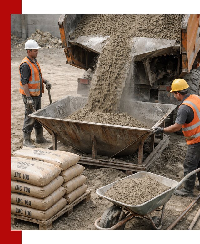 Доставка цементно-песчаной смеси М100 в Альметьевске