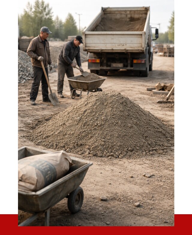 Цементно-песчаная смесь М150 в Альметьевске от 4879 р. | ПРОНЕРУДЛьм