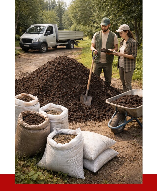 Купить грунт с доставкой в Альметьевске от 4671 р. за м3 | ПРОНЕРУДЛьм