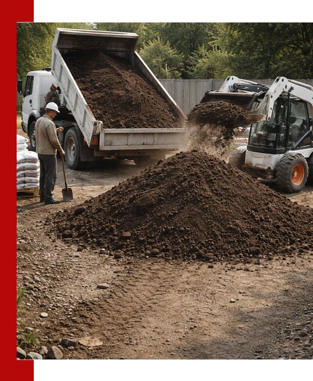Доставка растительного грунта в Альметьевске от производителя оптом и в розницу