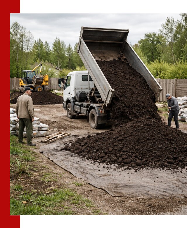 Доставка качественного почвогрунта в Альметьевске оптом и в розницу