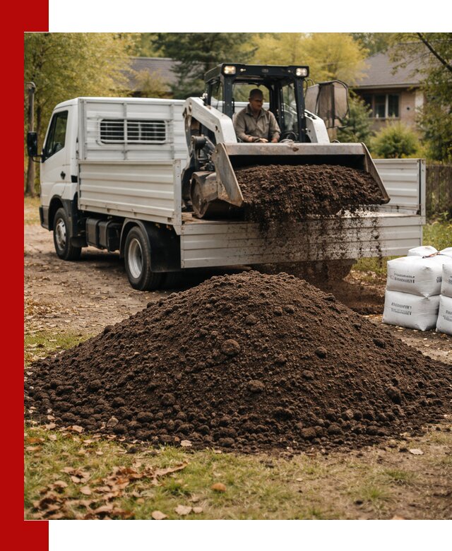 Доставка садовой земли в больших объёмах в Альметьевске