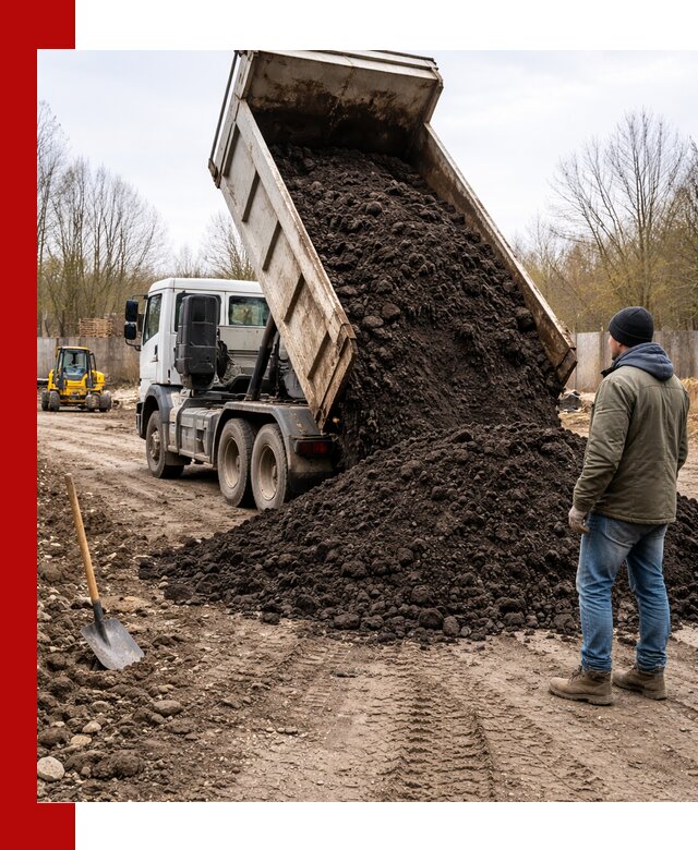 Доставка чернозема навалом в Альметьевске быстро и выгодно