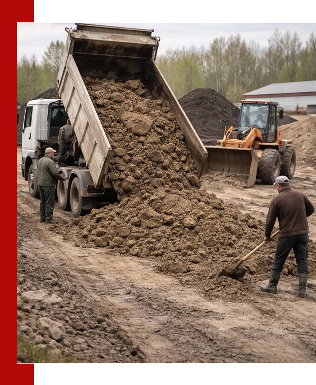 Доставка глин и суглинков в Альметьевске оптом и вкрай