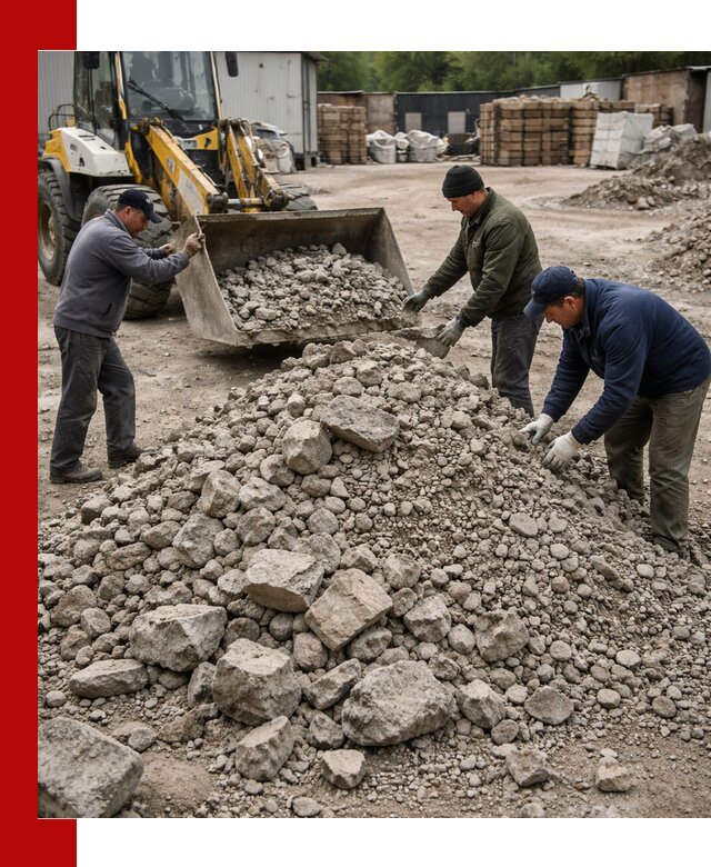 Демонтаж и вывоз бой бетона в Альметьевске