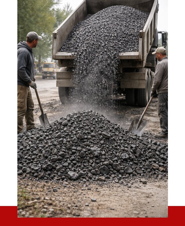 Дробленый асфальт в Альметьевске от 2906 р. с доставкой | ПРОНЕРУДЛьм