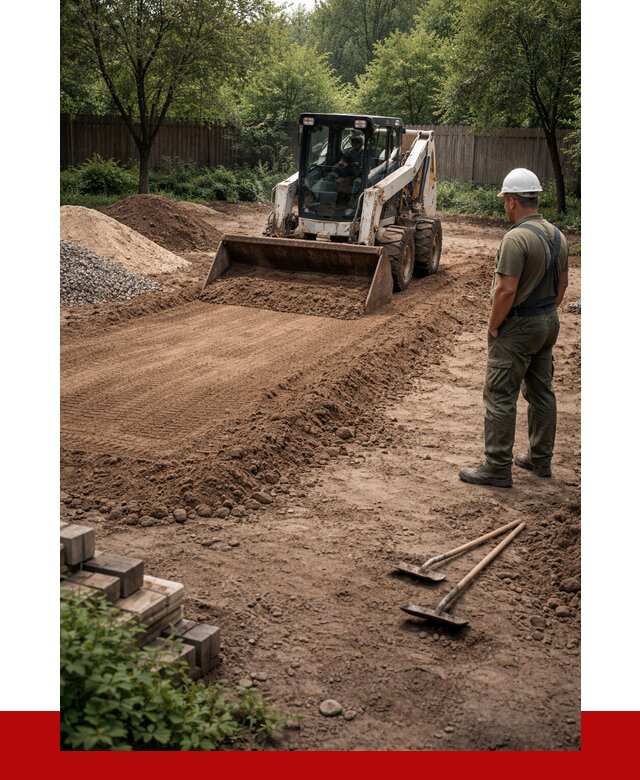 Выравнивание участка под ключ в Альметьевске от 3633 р. | ПРОНЕРУДЛьм